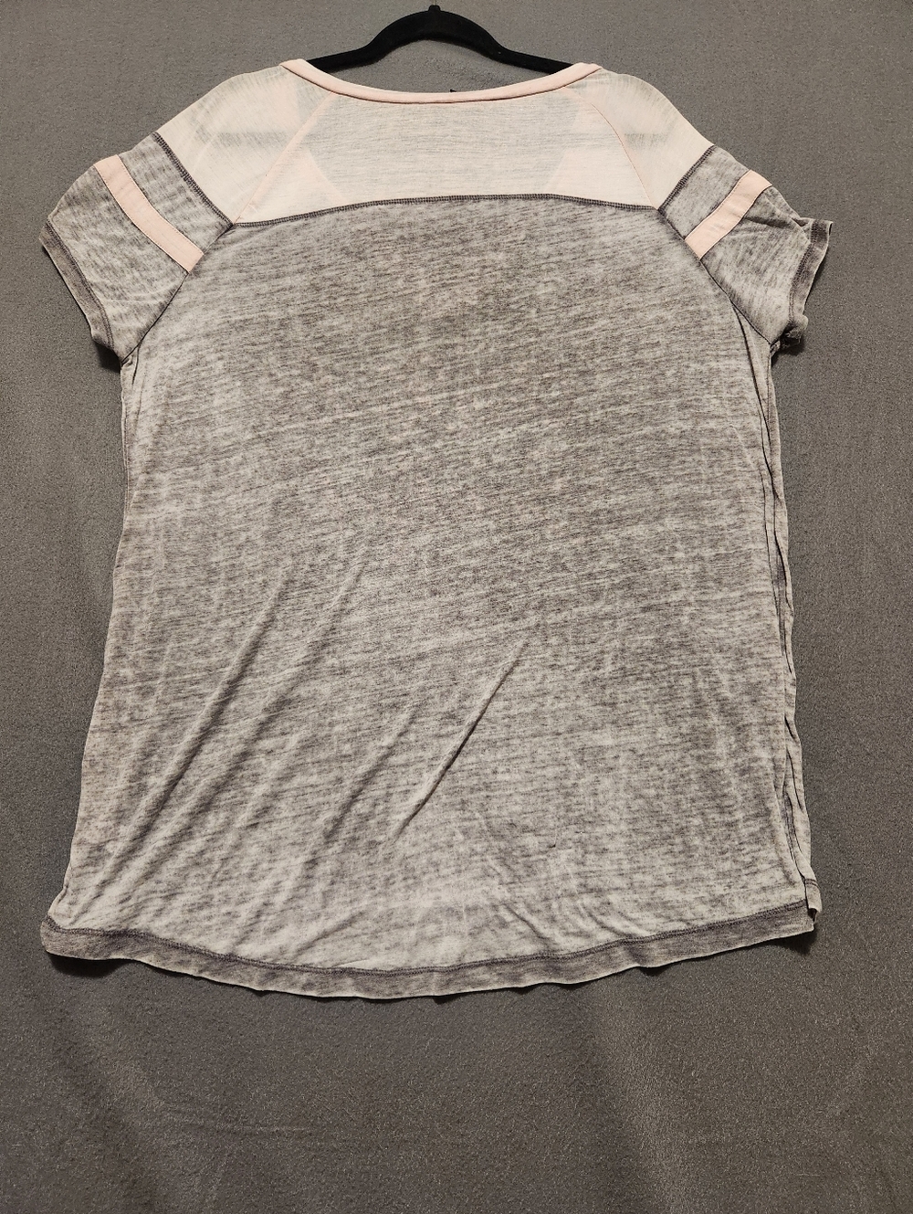Torrid Shirt Women Size 1 Gray And Light Pink Lace Plus Size - Picture 10 of 11